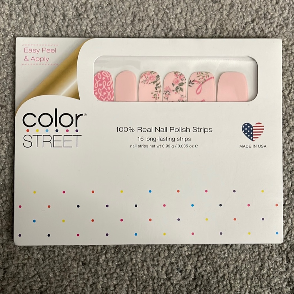 Color Street 100% Real Nail Polish Strips - Hope Blooms